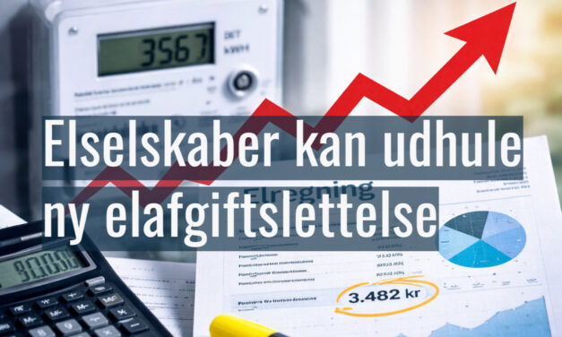 Elselskaber kan udhule ny elafgiftslettelse