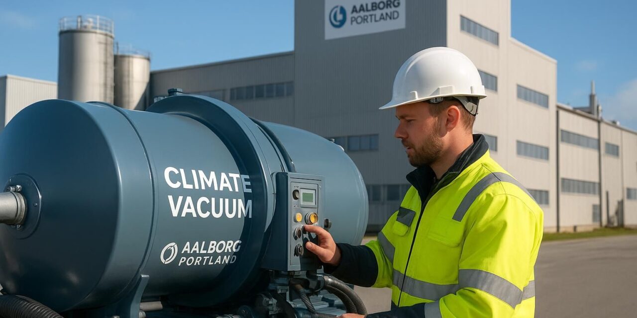 Aalborg Portland introducerer klimastøvsuger til CO2-reduktion