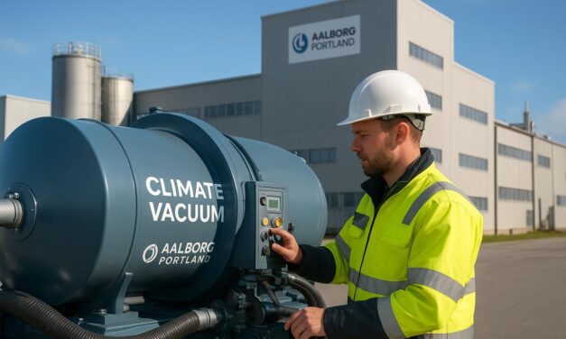 Aalborg Portland introducerer klimastøvsuger til CO2-reduktion