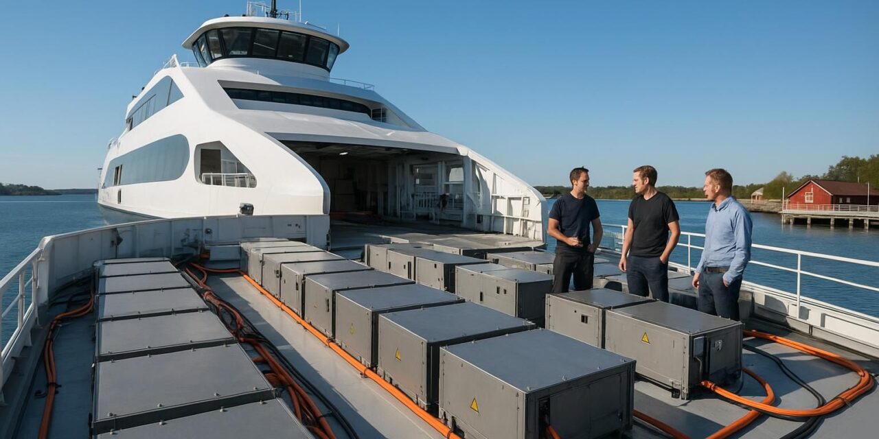 Nye batterianlæg til elektriske færger kan reducere din transportudgift