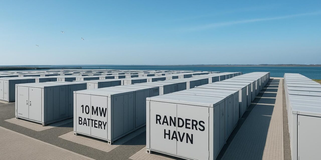 Nyt 10 MW batterianlæg på Randers Havn kan styrke din energiforsyning