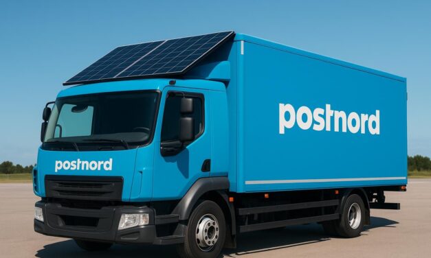 PostNord sætter solceller på lastbiler – spar CO2