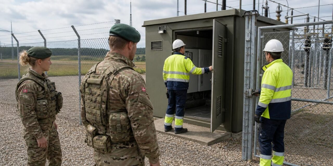Træning af soldater og energifolk til beskyttelse af elnet