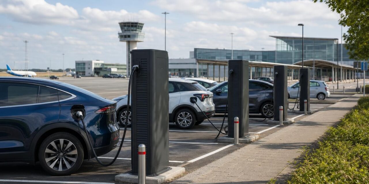 Norlys åbner ny ladepark i Aalborg Lufthavn med 954 lynladeudtag